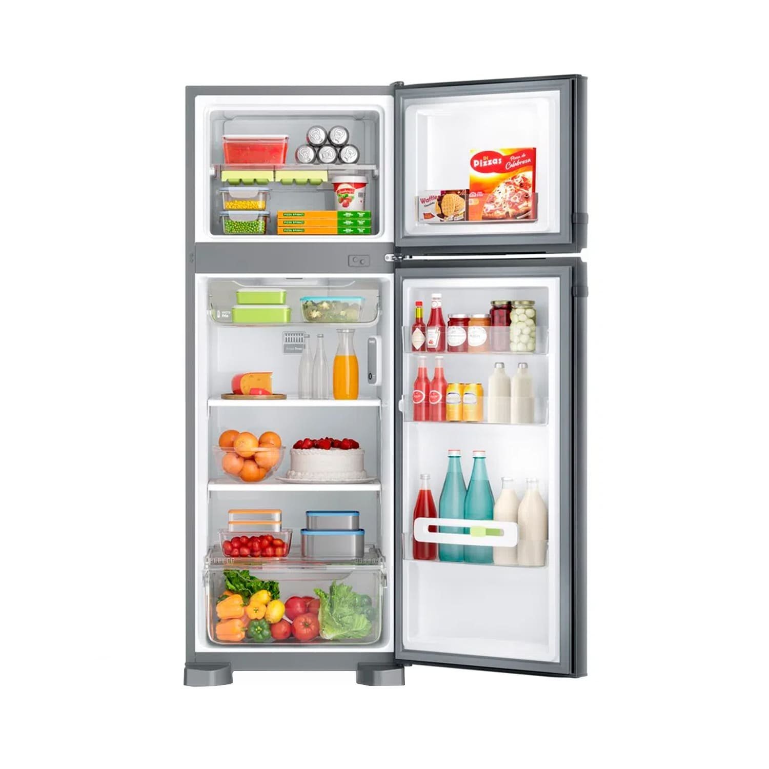 HELADERA CONSUL CRM39 361L INOX FRÍO SECO 2 PUERTAS - Imagen 3