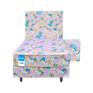 SOMMIER KOALA INFANTIL JUEGO COMPLETO UNICORNIO 100X190