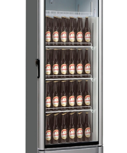 EXHIBIDORA CERVECERA JAM 380 LTS. -6° A 0°C FRÍO/SECO ILUMINACION LED LATERAL XLD-380WG