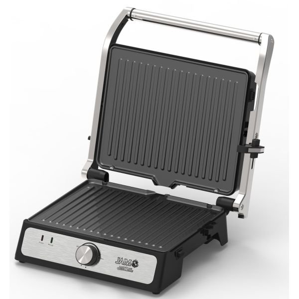 PLANCHA GRILL JAM KJ-229 PLACAS REMOVIBLES FLEXIBLE 180° - Imagen 2