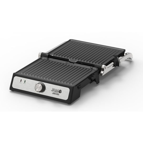 PLANCHA GRILL JAM KJ-229 PLACAS REMOVIBLES FLEXIBLE 180° - Imagen 3
