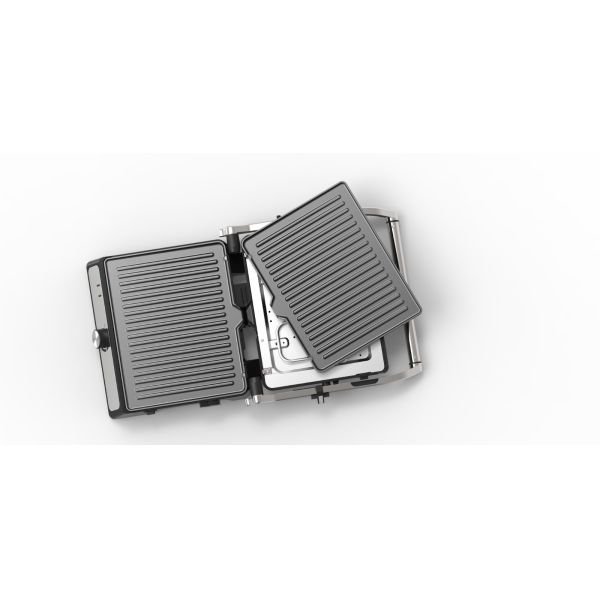 PLANCHA GRILL JAM KJ-229 PLACAS REMOVIBLES FLEXIBLE 180° - Imagen 4