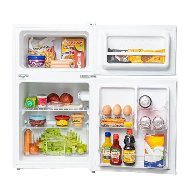 HELADERA FRIGOBAR JAM BLANCA 2P FRIO/HUMEDO JAMD-87F 110LTS CON CERRADURA - Imagen 2