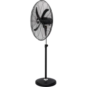 VENTILADOR DE PIE JAM INDUSTRIAL JM130 4 ASPAS/NEGRO30 BASE RED. 250W 220V/50HZ
