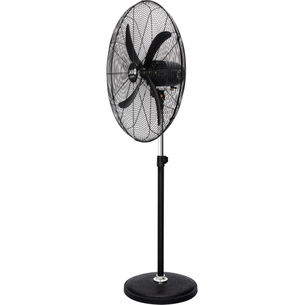 VENTILADOR DE PIE JAM INDUSTRIAL JM130 4 ASPAS/NEGRO30 BASE RED. 250W 220V/50HZ