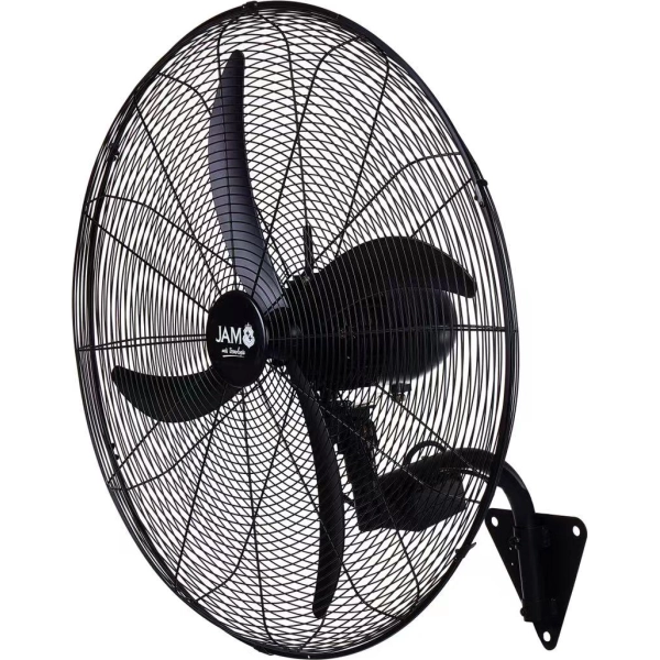 VENTILADOR JAM INDUSTRIAL DE PARED 30" C/CONTROL JM130C 4 CUCHIL/NEGRO 250W
