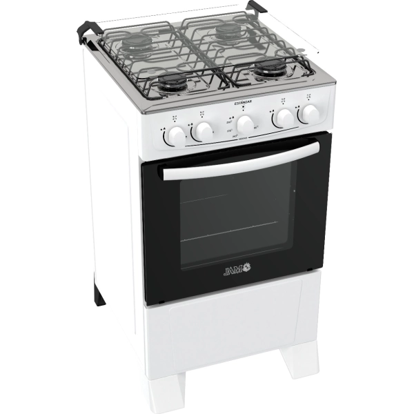 COCINA A GAS JAM ESTÁNDAR 4H BLANCO