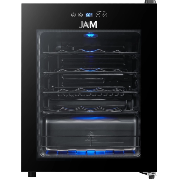 ENFRIADOR DE VINO JAM EV-66GE P/24 BOTELLAS 66LTS 5° A 18°