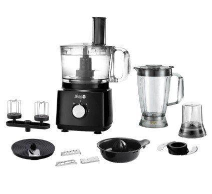 MULTIPROCESADOR JAM FUNC. 9 EN 1 NEGRO CON ACCESORIOS 900W