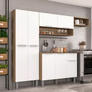 COCINA POLITORNO 9 PUERTAS 193 CASTAÑO / BLANCO