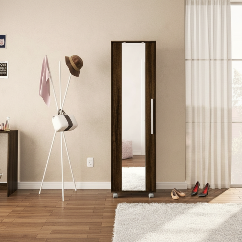 ARMARIO POLITORNO COIMBRA 2437 ORGANIZADOR COLOR MARRON OSCURO