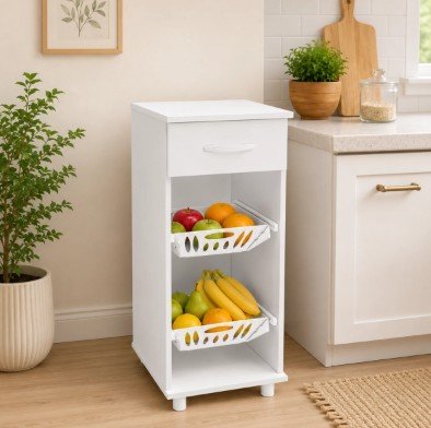 FRUTERO MULTIUSO COMPACTO 3011 BLANCO POLITORNO - Imagen 4