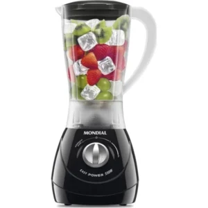 LICUADORA EASY POWER MONDIAL JARRA PP INQUEBRAVEL 2 VELOCIDADES - 550W BLACK