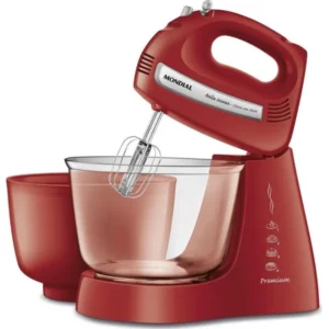 BATIDORA MONDIAL BELLA MASSA PREMIUM CLARAS EN NIEVE 4 VELOCIDAD / 2 TIGELAS