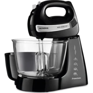 BATIDORA MONDIAL BELLA MASA INOX 500W 4 VELOCIDADES / 2 BOLS