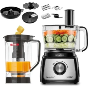 MULTIPROCESADOR MONDIAL 9 EN 1 TURBO CHEF - 1000W