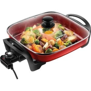 OLLA ELECTRICA MONDIAL MULTICOOK CUADRADA RED CERAMIC 220V