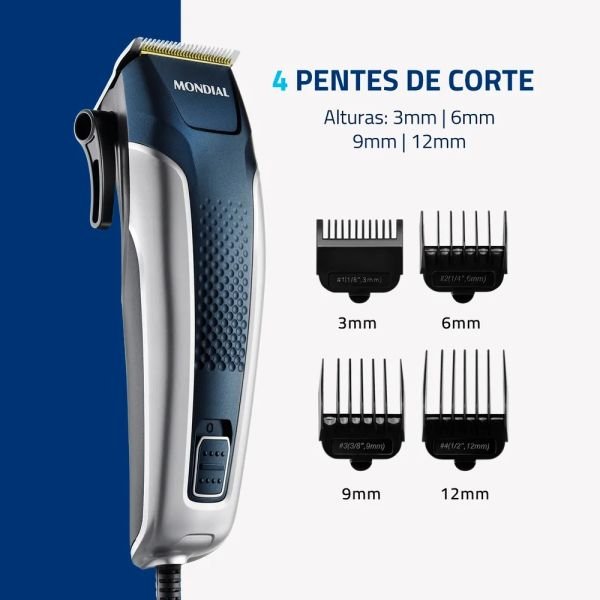 CORTADOR DE PELO MONDIAL TITANIUM POWER CON MALETA - Imagen 2