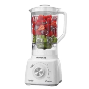 LICUADORA MONDIAL TURBO POWER - WHITE 3 VELOCIDADES - 2,2L