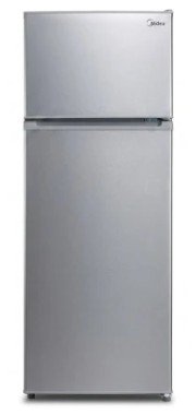 HELADERA MIDEA 300 LITROS FRÍO HÚMEDO 2 PUERTAS SILVER - Imagen 2