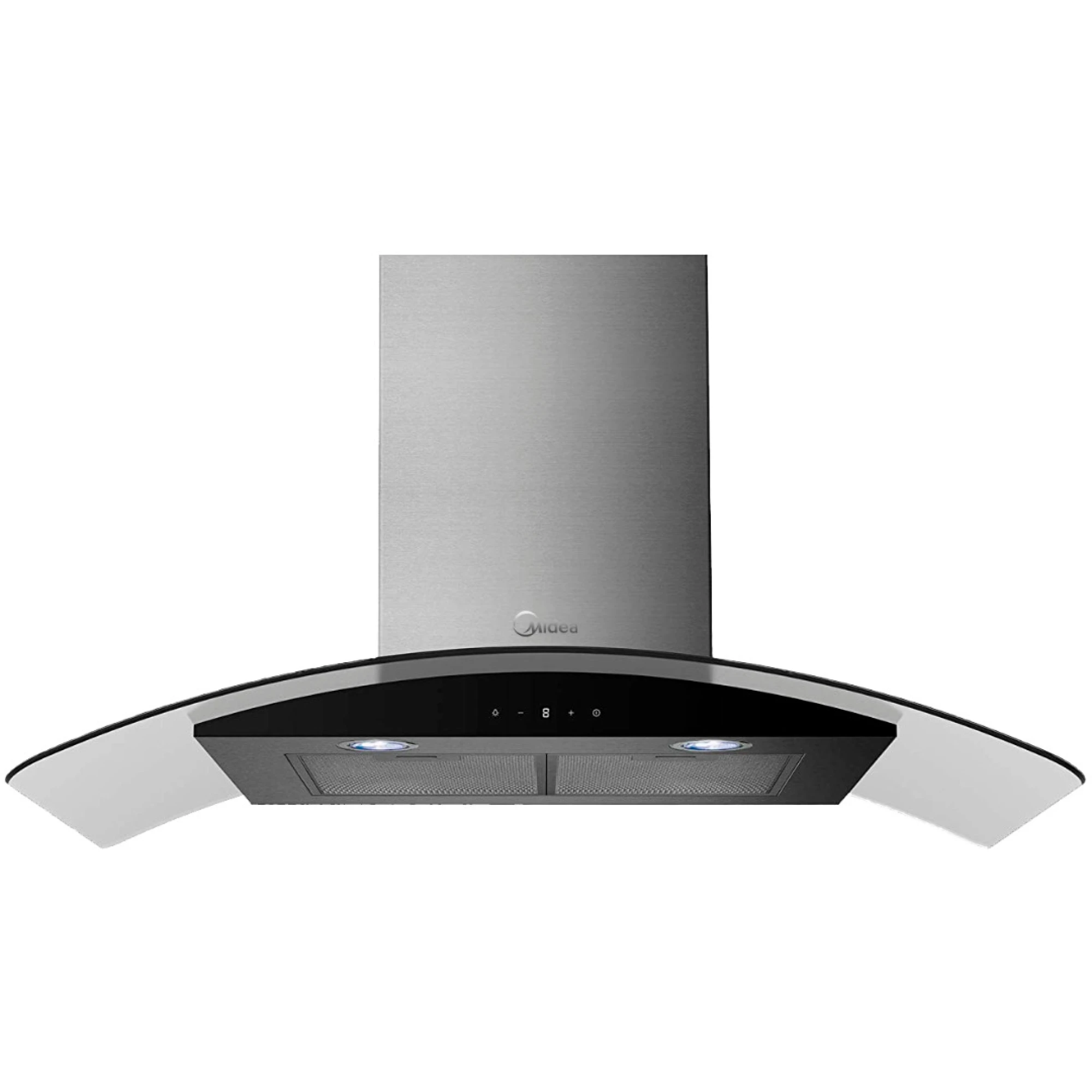 CAMPANA MIDEA 90 CM INOX C/ VIDRIO
