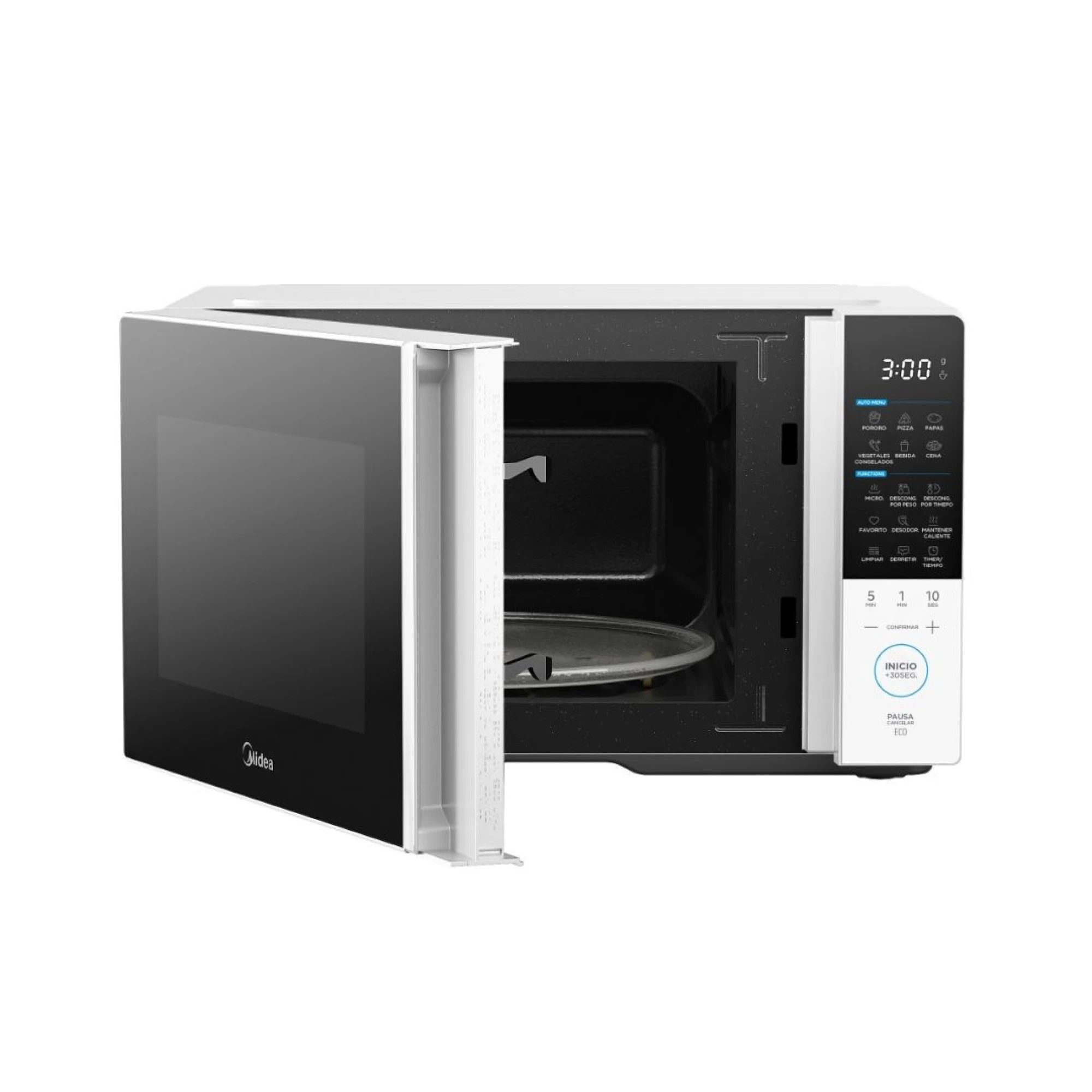 MICROONDAS MIDEA 25 LITROS DIGITAL BLANCO - Imagen 2
