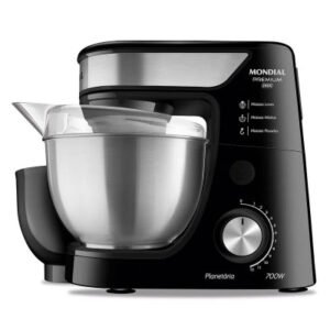 BATIDORA PLANETARIA MONDIAL 700W BLACK PREMIUM INOX