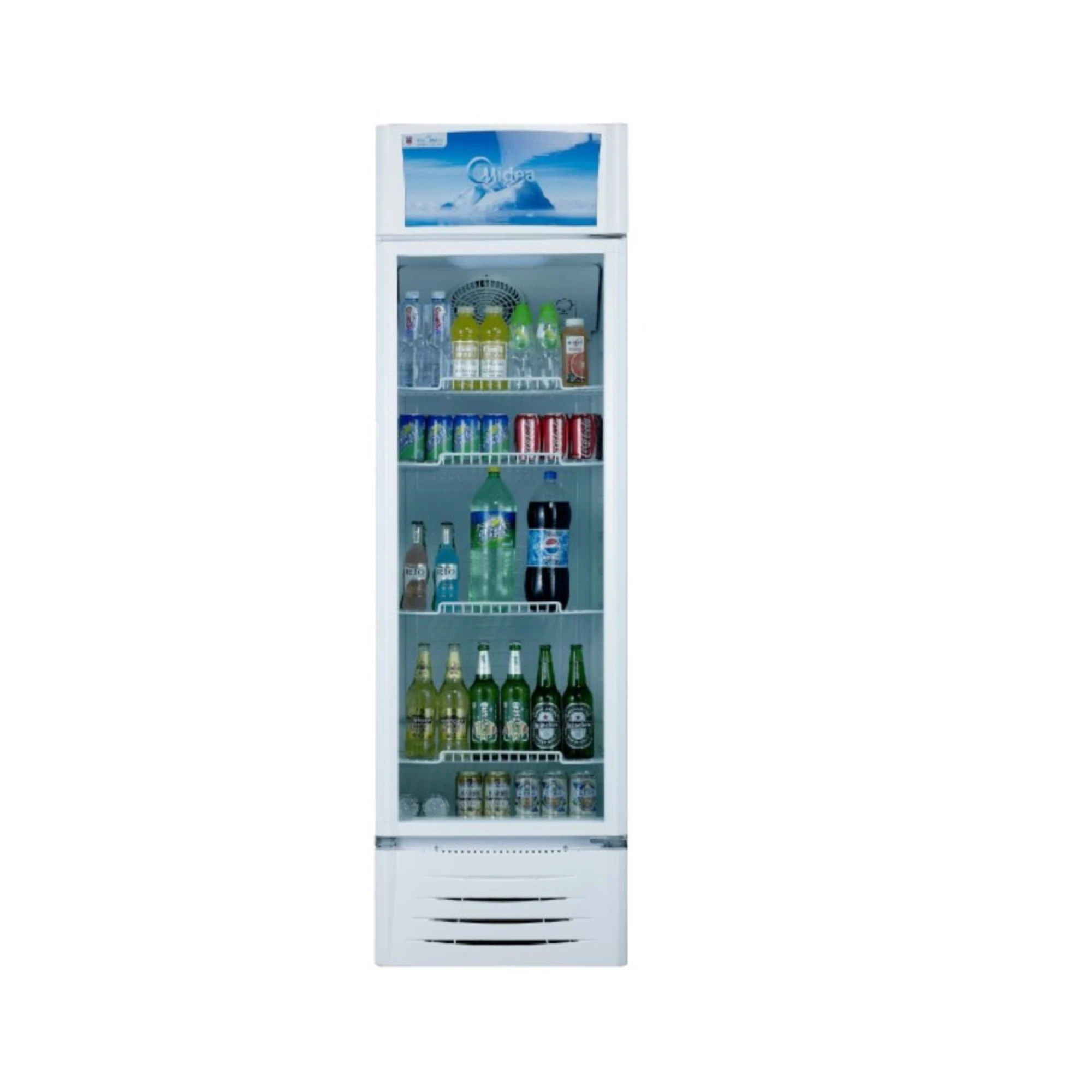 VISICOOLER MIDEA 380 LITROS CON CENEFA - Imagen 2