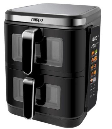 FREIDORA DIGITAL NAPPO SIN ACEITE DOBLE VERTICAL DUAL PRO 11L NEF-251