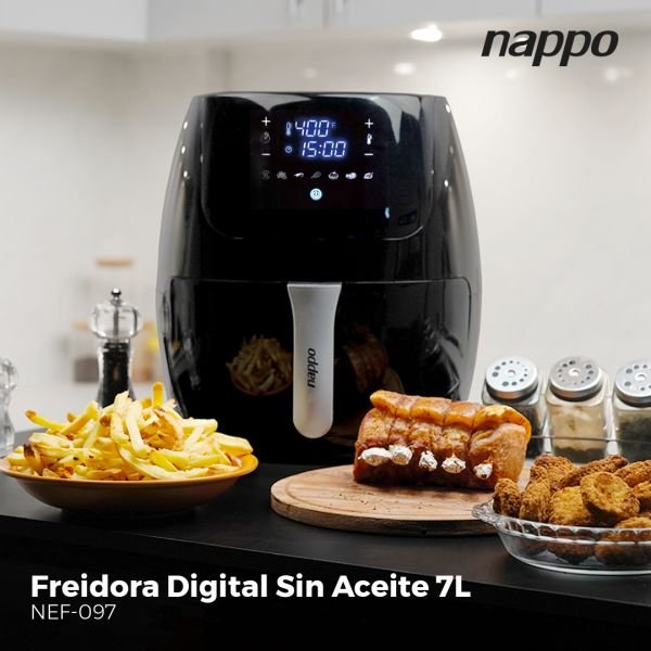 FREIDORA DIGITAL SIN ACEITE 7L NEF-097 - Imagen 2