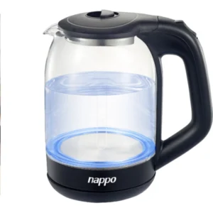 JARRA ELECTRICA DE VIDRIO C/LUZ LED NAPPO NEJ-123 NEGRA
