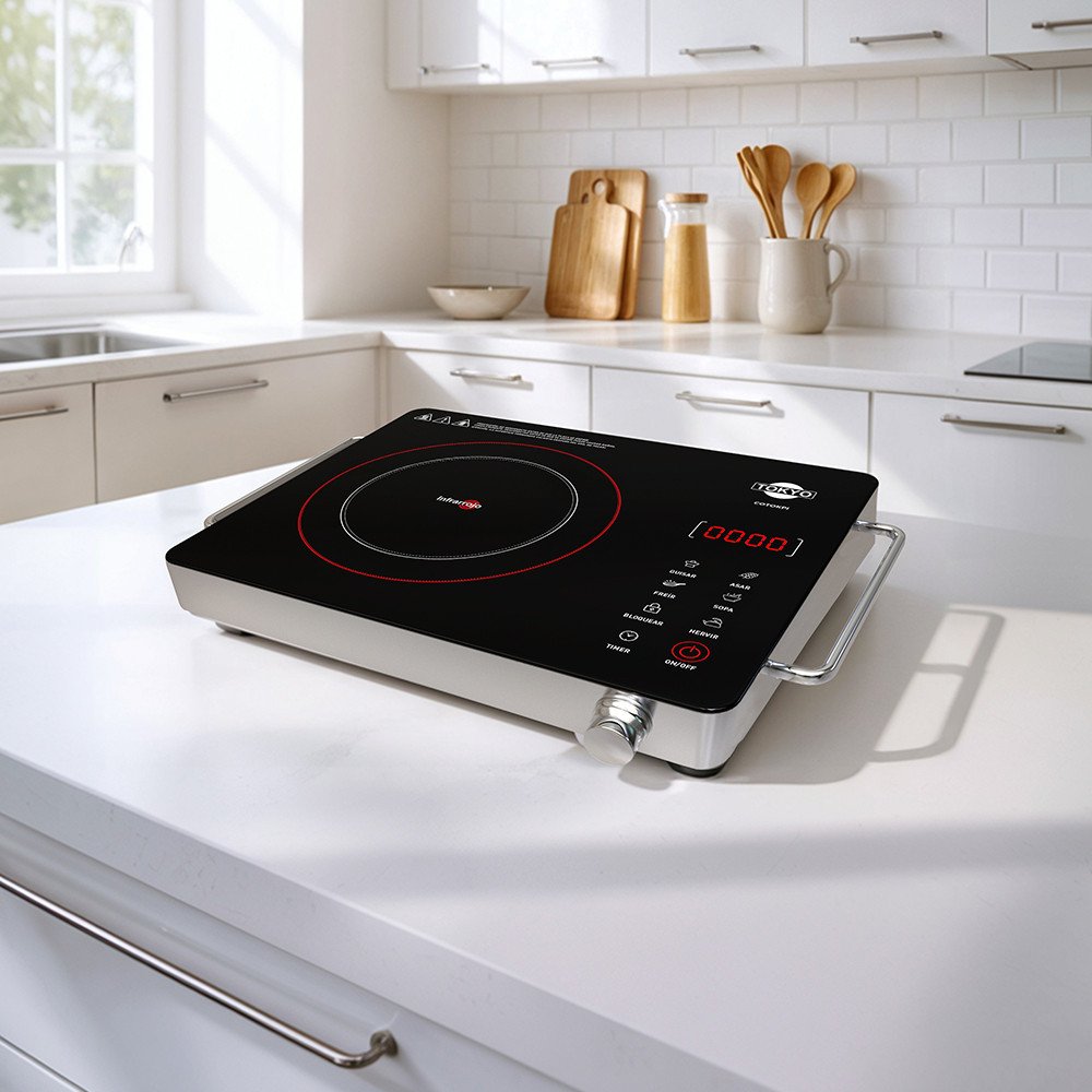 PLACA INFRARROJA TOKYO CON ASAS DISPLAY LED + PANEL TOUCH C/TIMER - Imagen 3