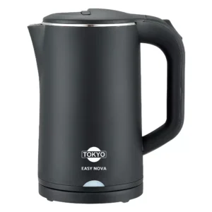 HERVIDORA TOKYO EASY PRO NEGRA JARRA DE ACERO INOXIDABLE 1,7 L 1500 W