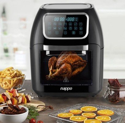 FREIDORA SIN ACEITE NAPPO 10L NEF-104 1800W - Imagen 3