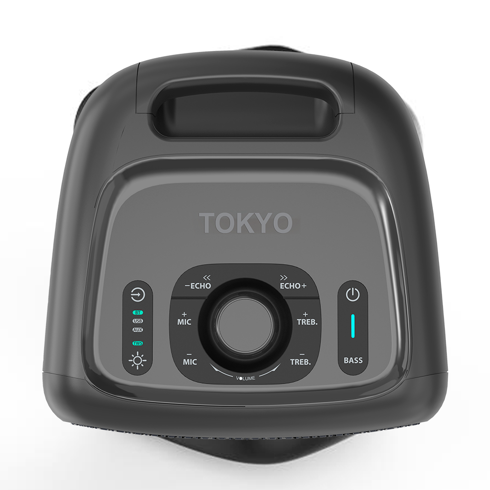 PARLANTE TOKYO PARTY BOOM 10,5" BATERIA 10800mAh BT-TWS 1 MICROF. - Imagen 2