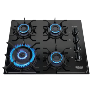 COCINA ANAFE COOKTOP ITATIAIA ITAMASTER - 4Q - NEGRO