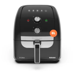 FREIDORA AIR FRYER ITATIAIA 8L NEGRO 1900W