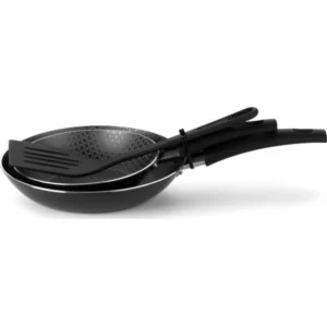 SET MULTIFLON SARTENES 18/22 CON ESPATULA LINEA GOURMET