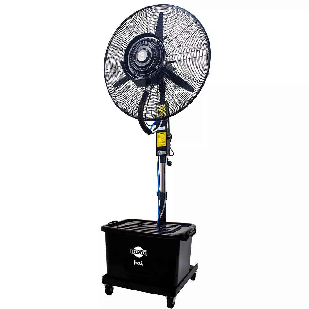 VENTILADOR DE PIE TOKYO FRESH INDUSTRIAL 26 C/HUMIDIFICADOR OPCIONAL 3VEL