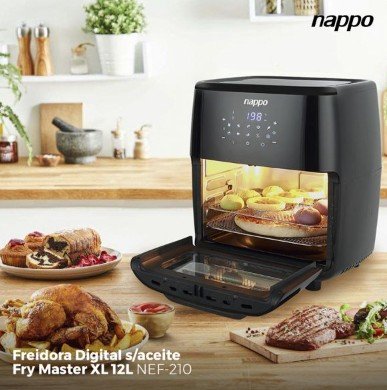 FREIDORA DIGITAL S/ACEITE FRYMASTER XL 12L NAPPO NEF-210 - Imagen 2