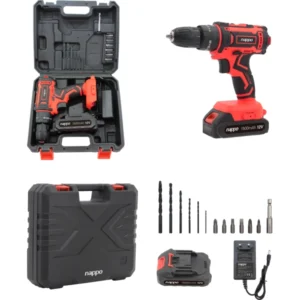 KIT TALADRO INALAMBRICO DE IMPACTO NAPPO 16 PCS NHK-217