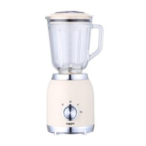 LICUADORA ELECTRICA NAPPO VIDRIO 2  VELOCIDADES + PULSO NEL-315 BEIGE