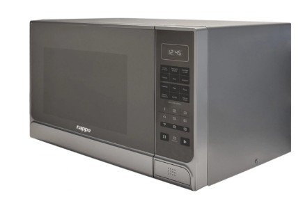 MICROONDAS NAPPO 28L PLATEADO C/VIDRIO REFLEC 50HZ