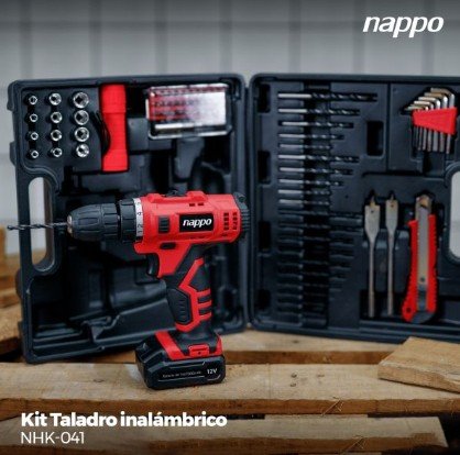 CAJA DE HERRAMIENTAS NAPPO TALADRO INAL NHK-041 - Imagen 2