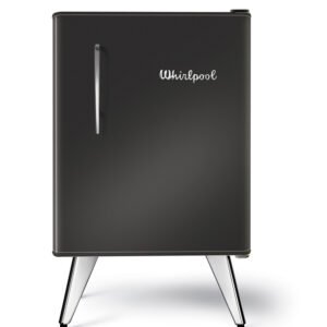 FRIGOBAR WHIRLPOOL VINTAGE WRA08BVD NEGRO 76L FRIO HUMEDO + ADAPTADOR