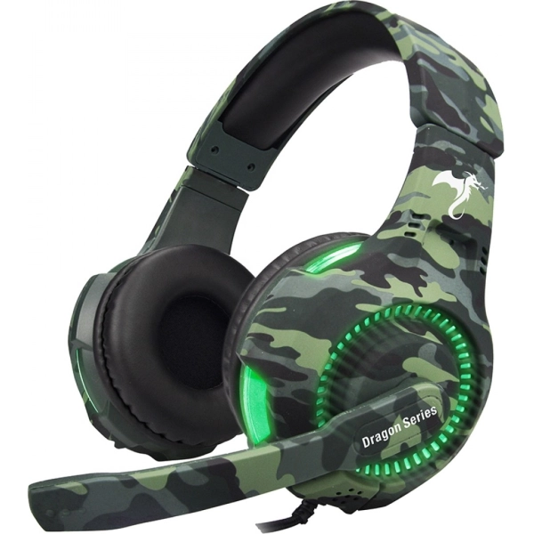 AURICULAR GAMER TROOPER KGA-487 LUZ VERDE