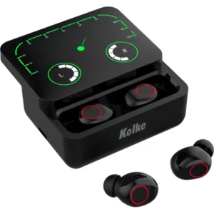 AURICULAR TWS CON ESTUCHE Y DISPLAY KAB-652 NEGRO