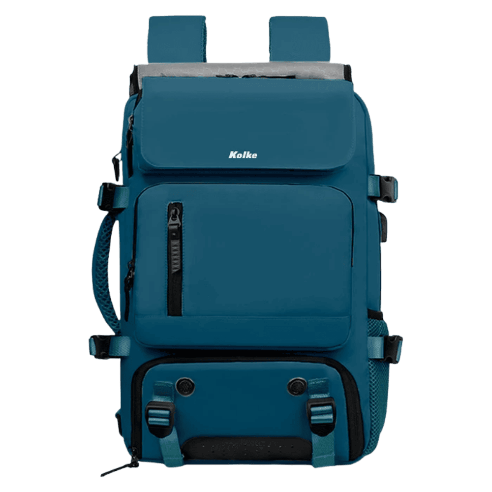 MOCHILA DE VIAJES HIKES KVM-720 PETROLEO