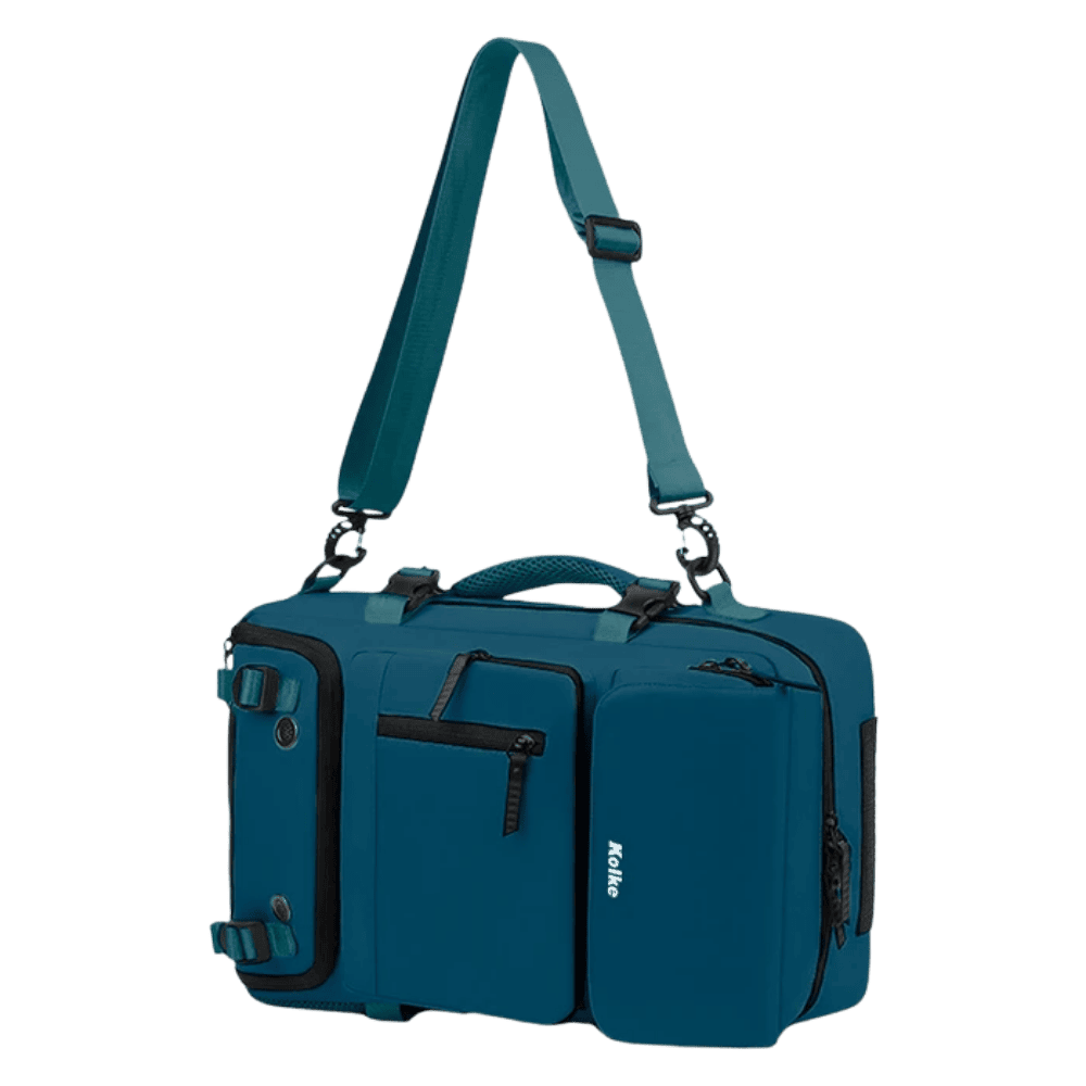 MOCHILA DE VIAJES HIKES KVM-720 PETROLEO - Imagen 3