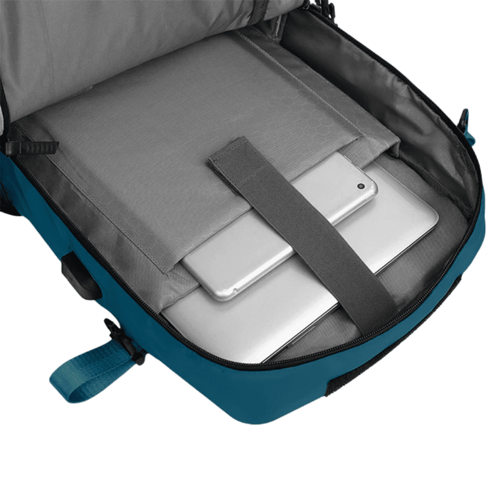 MOCHILA DE VIAJES HIKES KVM-720 PETROLEO - Imagen 4